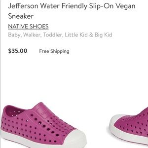 Jefferson Waterfriendly Native Slip On- Toddler